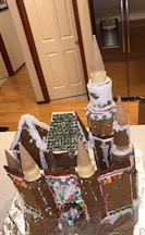 Gingerbread house of disney castle